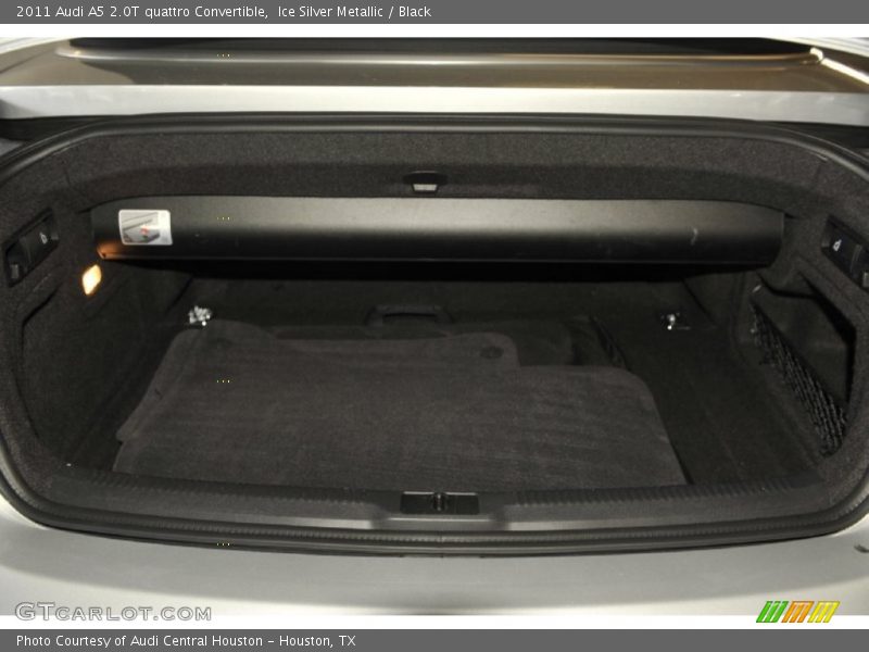 Ice Silver Metallic / Black 2011 Audi A5 2.0T quattro Convertible
