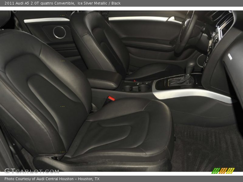 Ice Silver Metallic / Black 2011 Audi A5 2.0T quattro Convertible