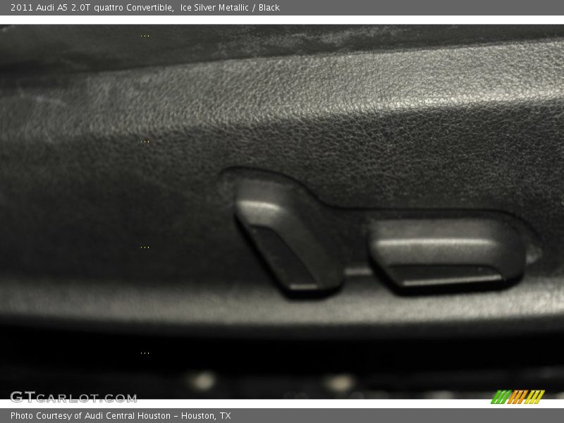 Ice Silver Metallic / Black 2011 Audi A5 2.0T quattro Convertible