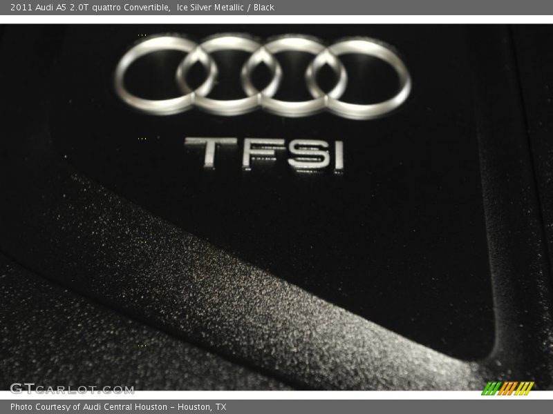 Ice Silver Metallic / Black 2011 Audi A5 2.0T quattro Convertible