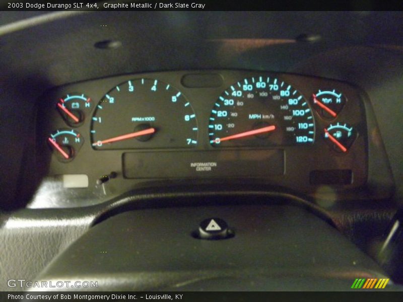 Graphite Metallic / Dark Slate Gray 2003 Dodge Durango SLT 4x4