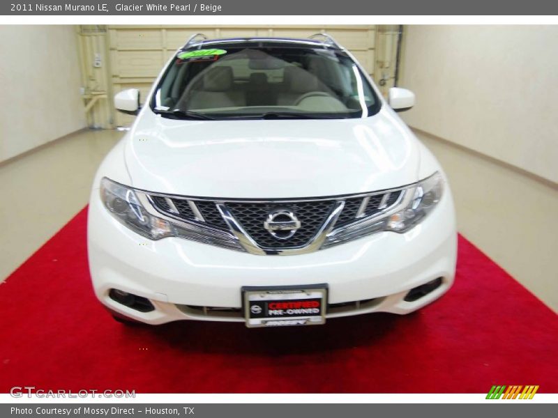 Glacier White Pearl / Beige 2011 Nissan Murano LE