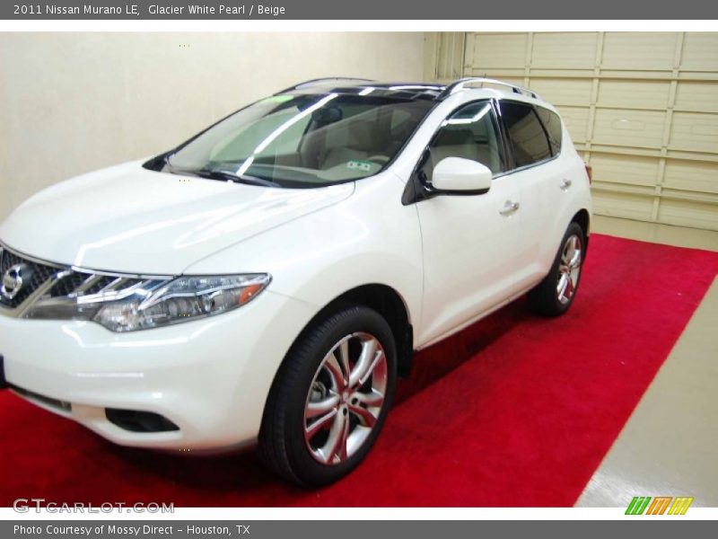 Glacier White Pearl / Beige 2011 Nissan Murano LE