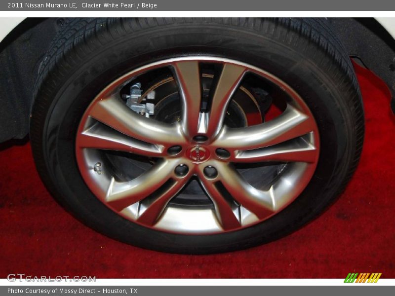 Glacier White Pearl / Beige 2011 Nissan Murano LE