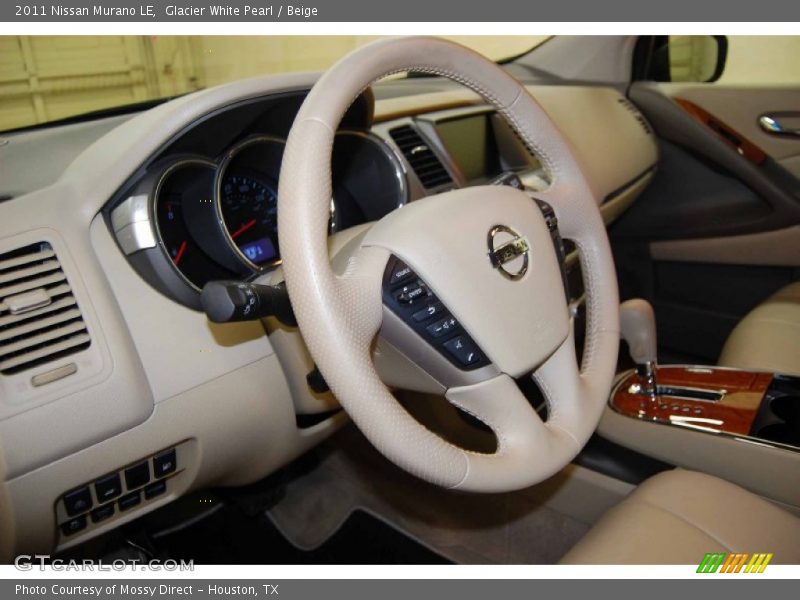 Glacier White Pearl / Beige 2011 Nissan Murano LE