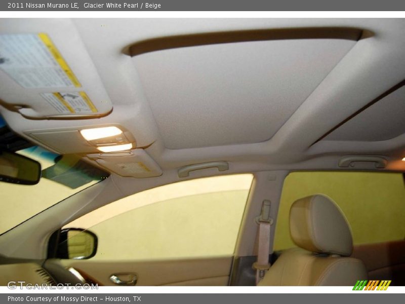 Glacier White Pearl / Beige 2011 Nissan Murano LE