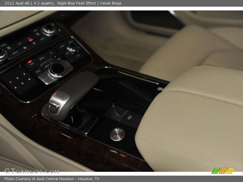 Night Blue Pearl Effect / Velvet Beige 2012 Audi A8 L 4.2 quattro