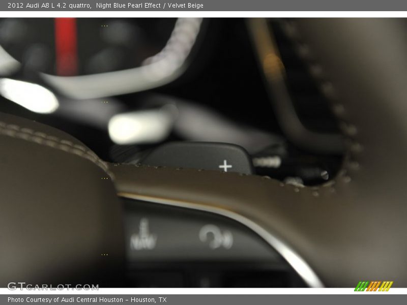 Night Blue Pearl Effect / Velvet Beige 2012 Audi A8 L 4.2 quattro
