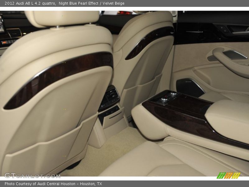 Night Blue Pearl Effect / Velvet Beige 2012 Audi A8 L 4.2 quattro