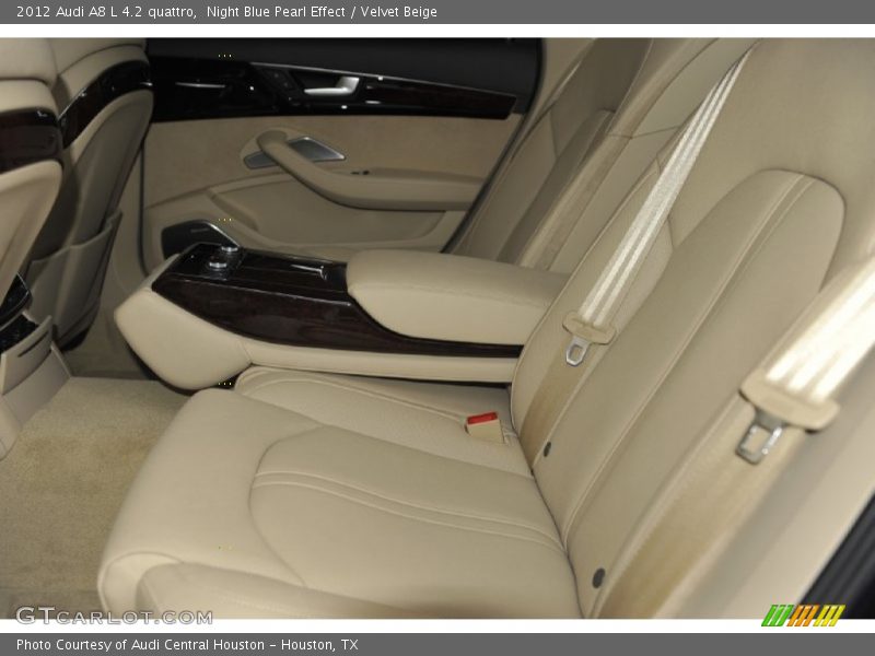 Night Blue Pearl Effect / Velvet Beige 2012 Audi A8 L 4.2 quattro