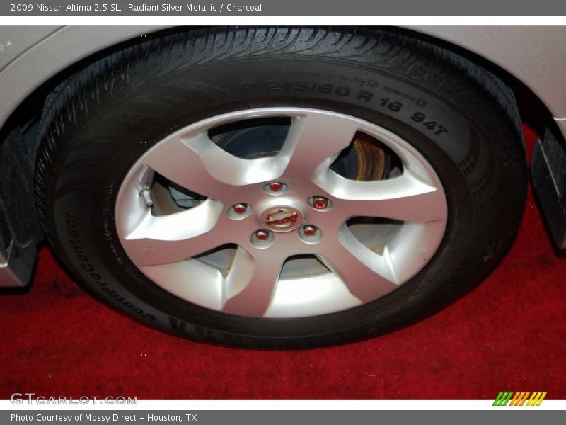 Radiant Silver Metallic / Charcoal 2009 Nissan Altima 2.5 SL