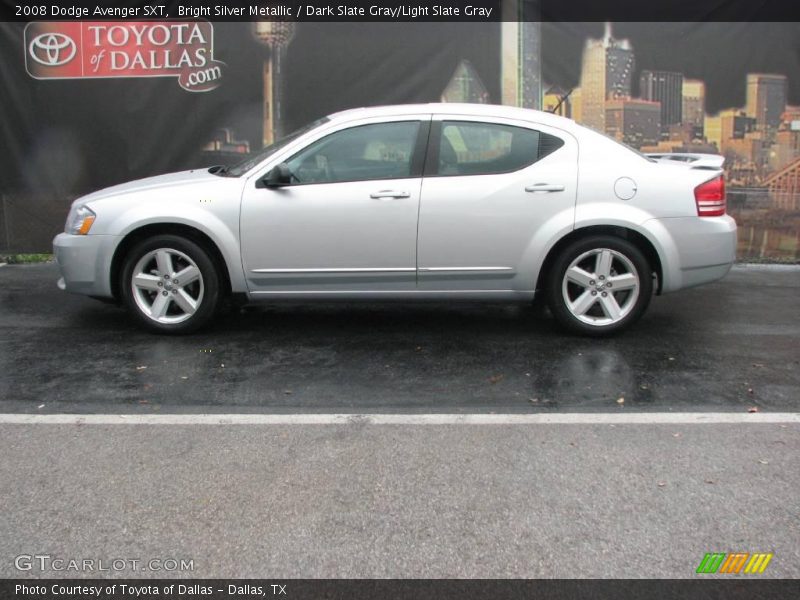 Bright Silver Metallic / Dark Slate Gray/Light Slate Gray 2008 Dodge Avenger SXT