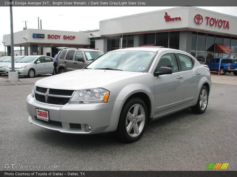 Bright Silver Metallic / Dark Slate Gray/Light Slate Gray 2008 Dodge Avenger SXT