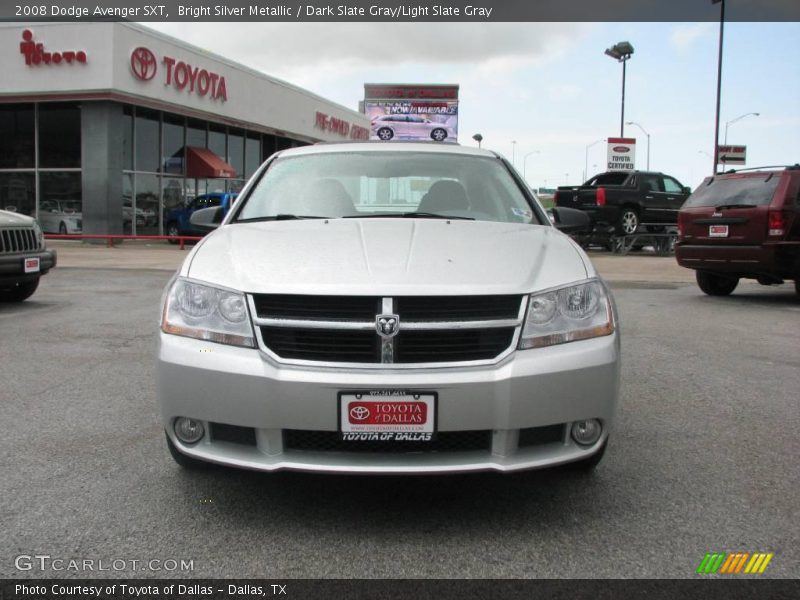 Bright Silver Metallic / Dark Slate Gray/Light Slate Gray 2008 Dodge Avenger SXT