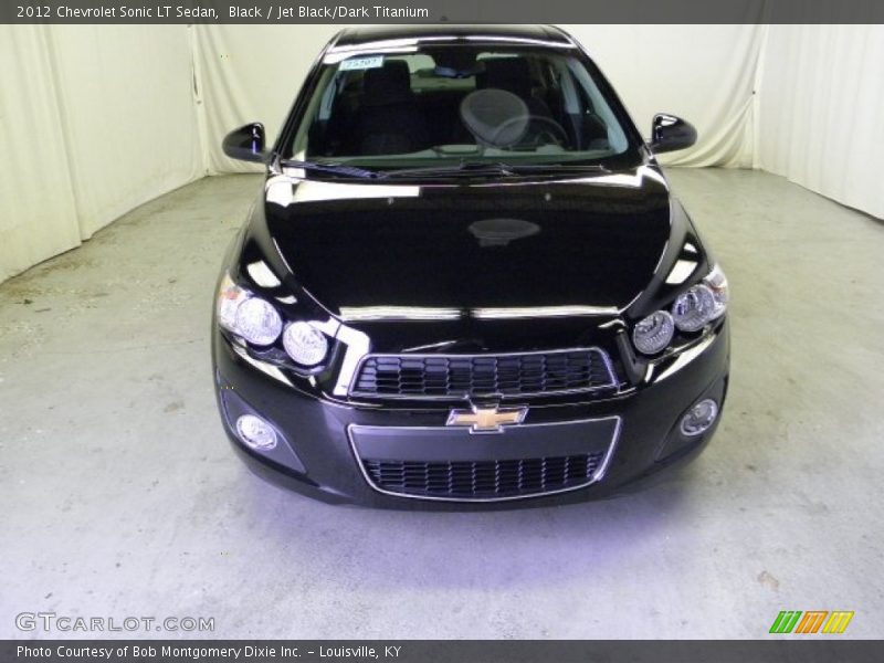 Black / Jet Black/Dark Titanium 2012 Chevrolet Sonic LT Sedan