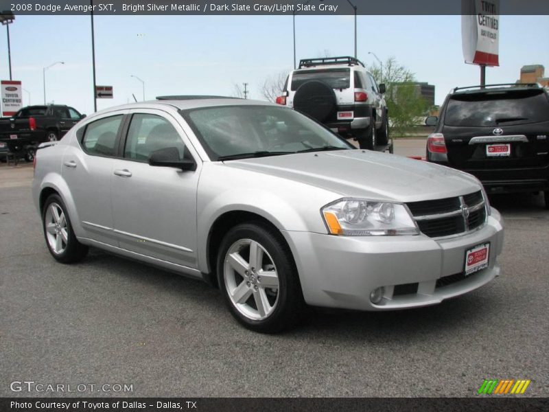 Bright Silver Metallic / Dark Slate Gray/Light Slate Gray 2008 Dodge Avenger SXT