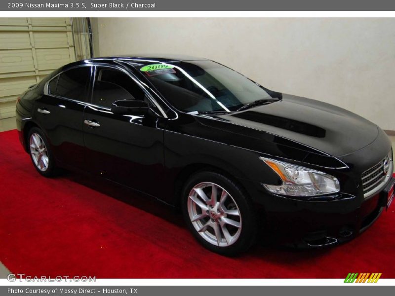 Super Black / Charcoal 2009 Nissan Maxima 3.5 S
