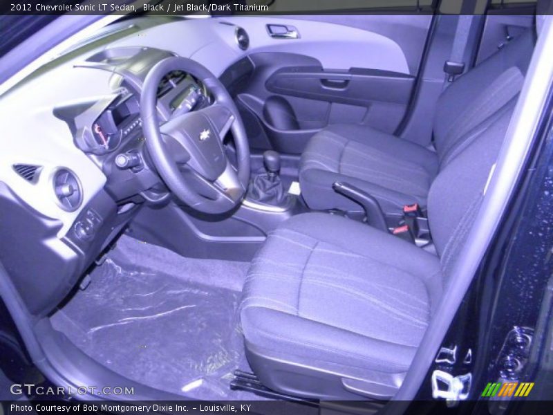 Black / Jet Black/Dark Titanium 2012 Chevrolet Sonic LT Sedan