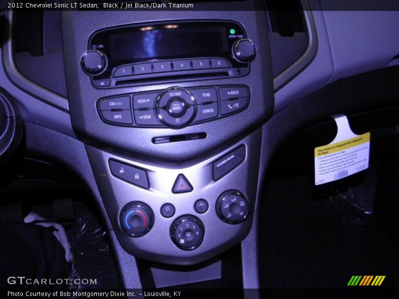 Black / Jet Black/Dark Titanium 2012 Chevrolet Sonic LT Sedan