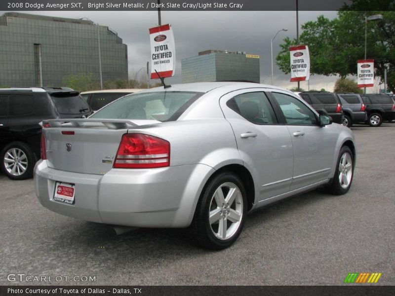 Bright Silver Metallic / Dark Slate Gray/Light Slate Gray 2008 Dodge Avenger SXT