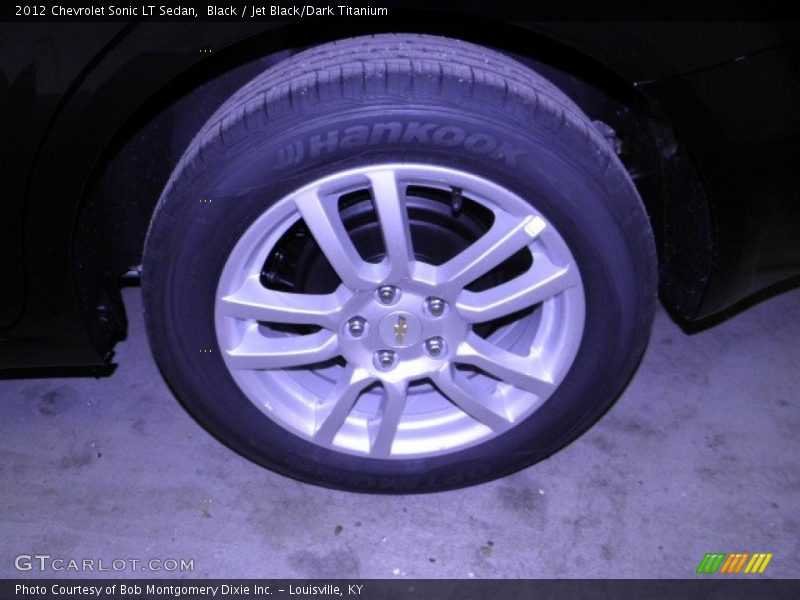 Black / Jet Black/Dark Titanium 2012 Chevrolet Sonic LT Sedan