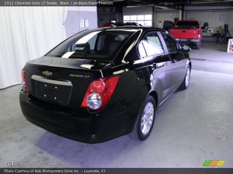 Black / Jet Black/Dark Titanium 2012 Chevrolet Sonic LT Sedan