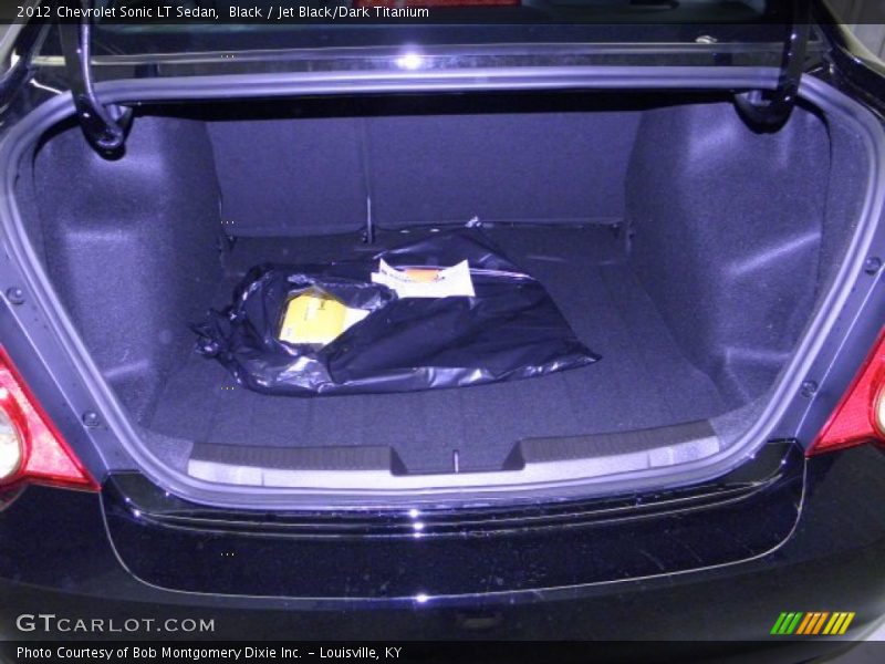 Black / Jet Black/Dark Titanium 2012 Chevrolet Sonic LT Sedan