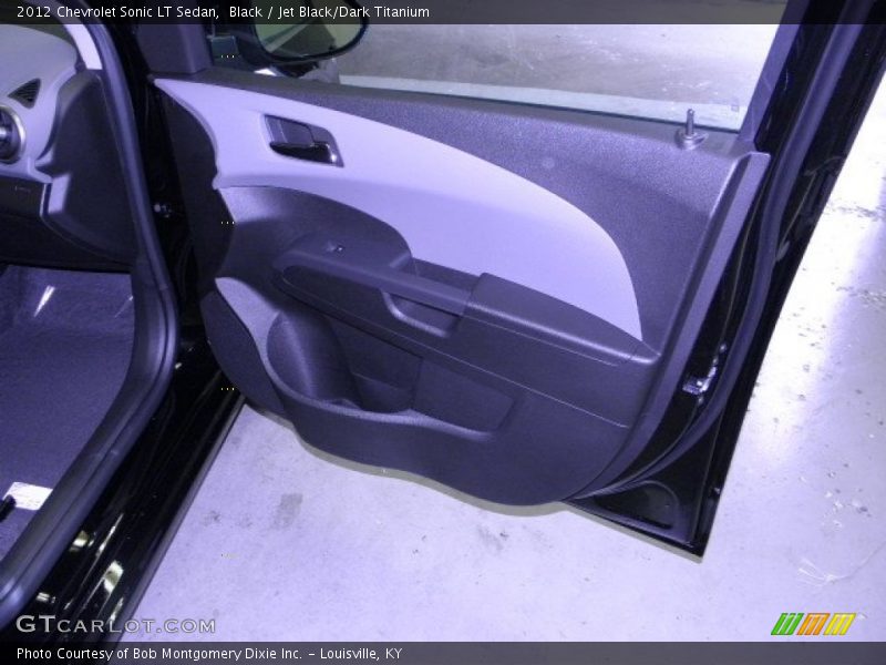 Black / Jet Black/Dark Titanium 2012 Chevrolet Sonic LT Sedan