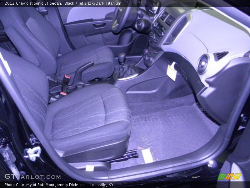 Black / Jet Black/Dark Titanium 2012 Chevrolet Sonic LT Sedan