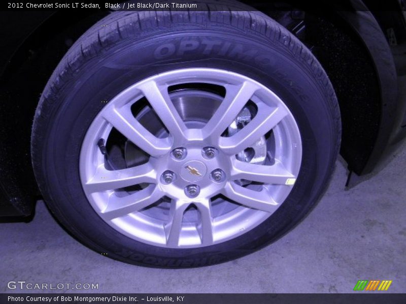 Black / Jet Black/Dark Titanium 2012 Chevrolet Sonic LT Sedan