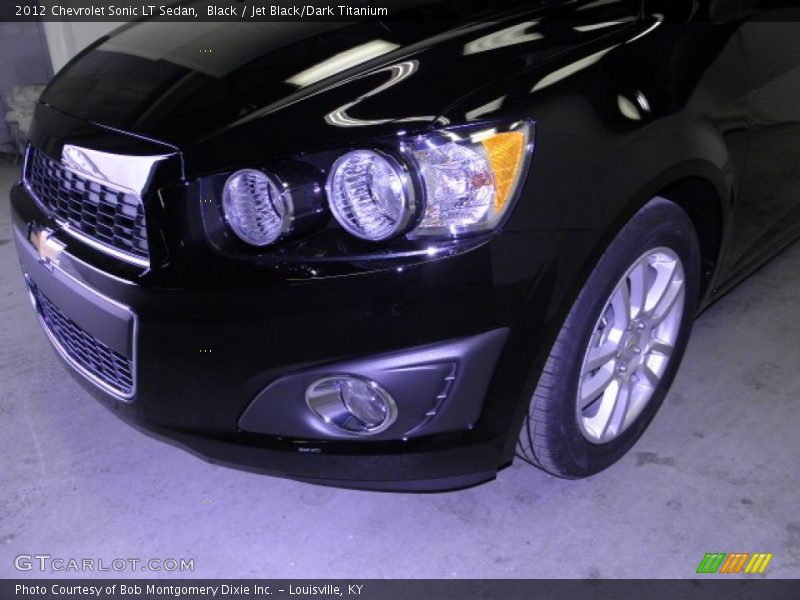 Black / Jet Black/Dark Titanium 2012 Chevrolet Sonic LT Sedan