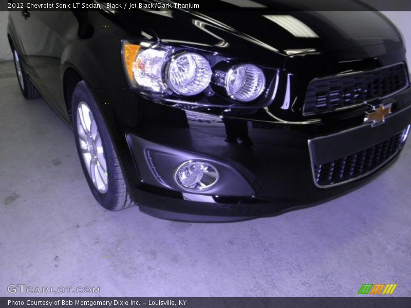 Black / Jet Black/Dark Titanium 2012 Chevrolet Sonic LT Sedan