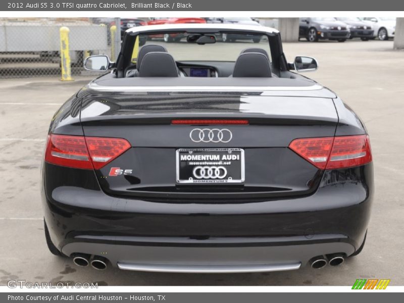 Brilliant Black / Black 2012 Audi S5 3.0 TFSI quattro Cabriolet