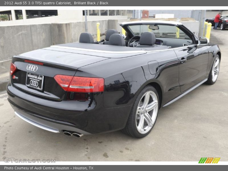 Brilliant Black / Black 2012 Audi S5 3.0 TFSI quattro Cabriolet