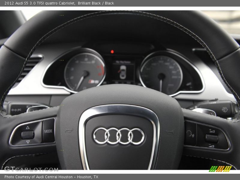 Brilliant Black / Black 2012 Audi S5 3.0 TFSI quattro Cabriolet