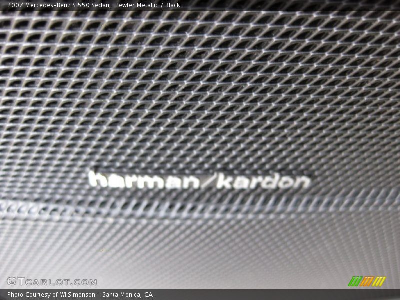 Pewter Metallic / Black 2007 Mercedes-Benz S 550 Sedan