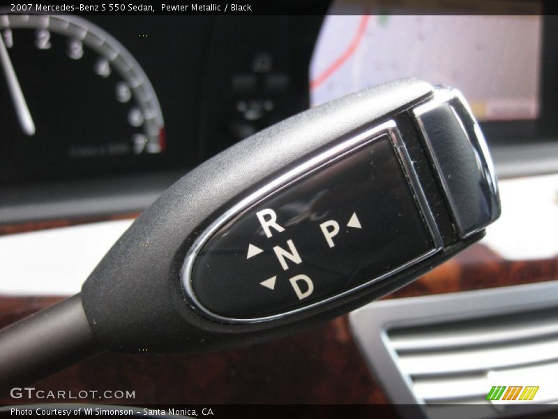 Pewter Metallic / Black 2007 Mercedes-Benz S 550 Sedan