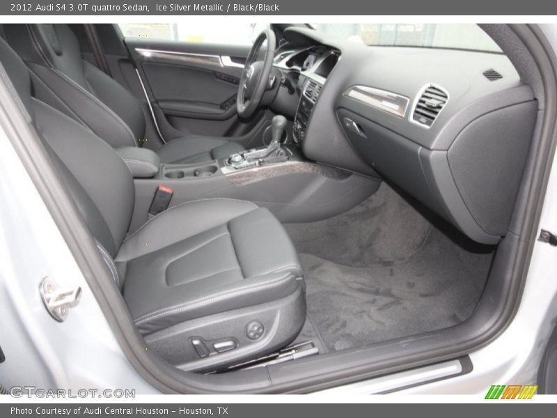 Ice Silver Metallic / Black/Black 2012 Audi S4 3.0T quattro Sedan