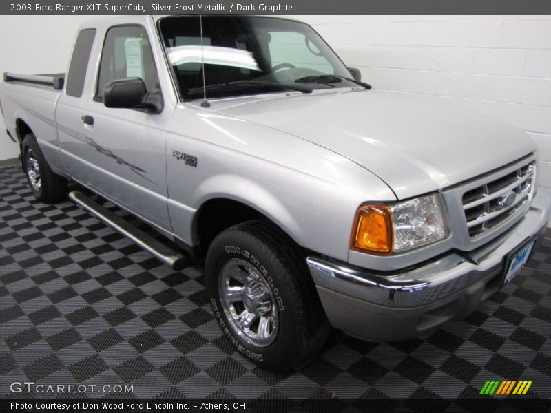 Silver Frost Metallic / Dark Graphite 2003 Ford Ranger XLT SuperCab