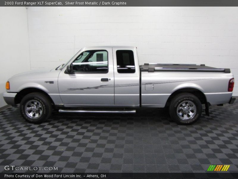 Silver Frost Metallic / Dark Graphite 2003 Ford Ranger XLT SuperCab