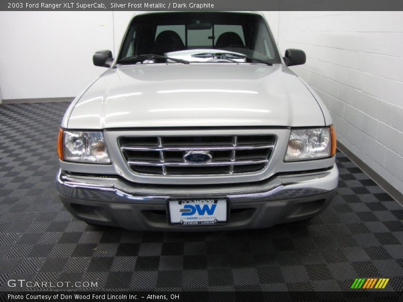 Silver Frost Metallic / Dark Graphite 2003 Ford Ranger XLT SuperCab