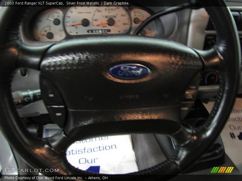 Silver Frost Metallic / Dark Graphite 2003 Ford Ranger XLT SuperCab
