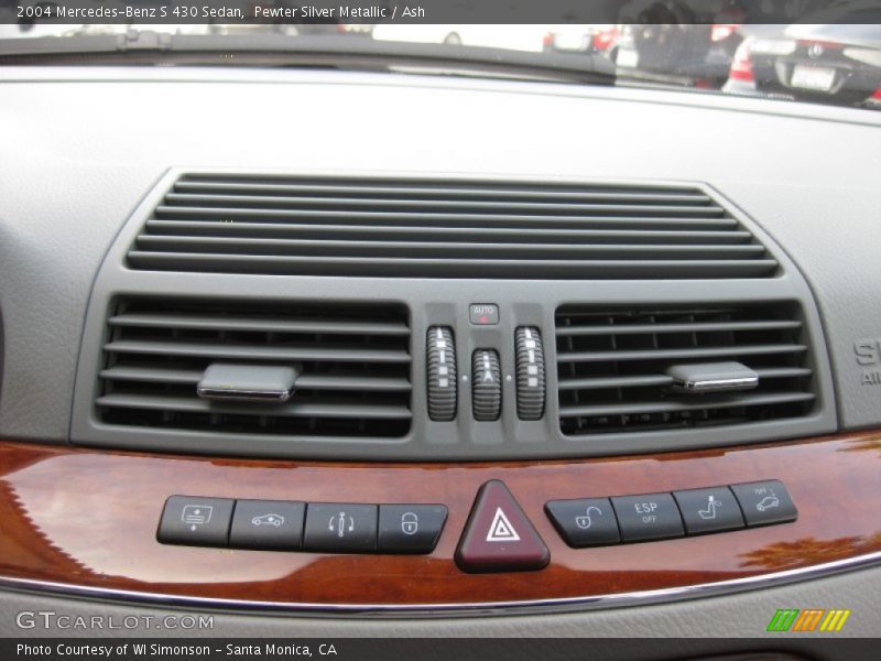 Pewter Silver Metallic / Ash 2004 Mercedes-Benz S 430 Sedan