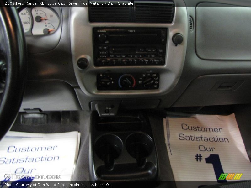 Silver Frost Metallic / Dark Graphite 2003 Ford Ranger XLT SuperCab