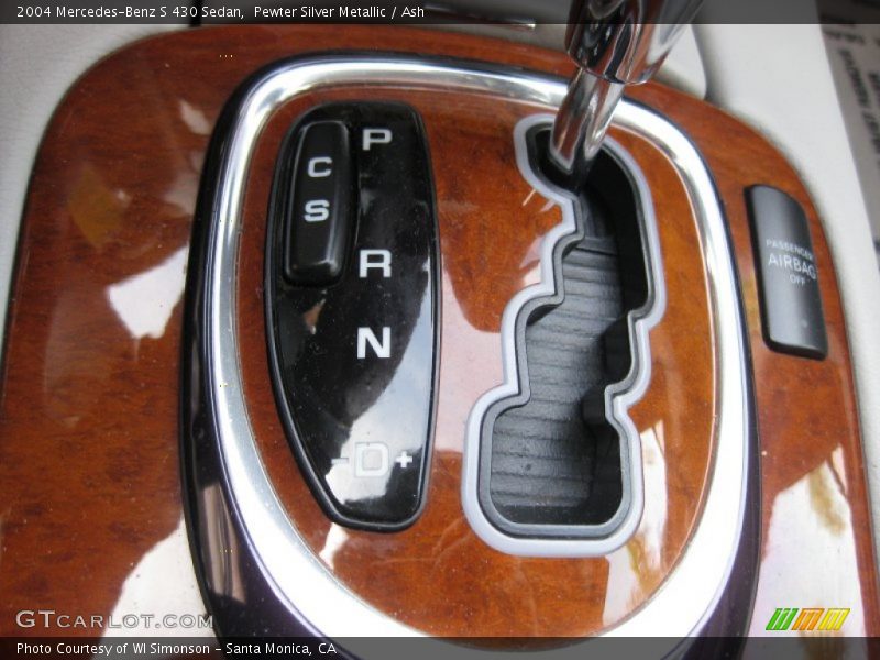 Pewter Silver Metallic / Ash 2004 Mercedes-Benz S 430 Sedan
