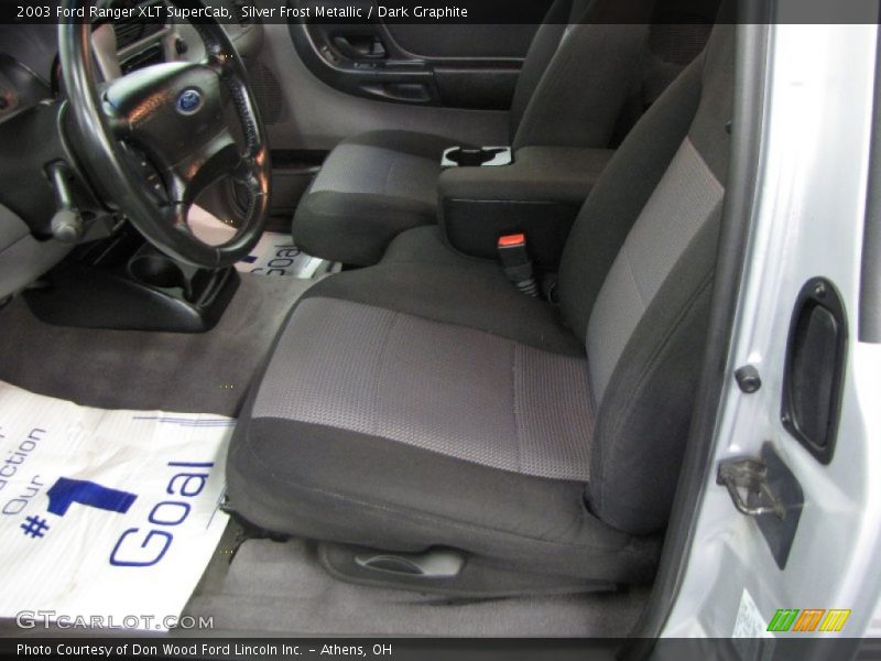 Silver Frost Metallic / Dark Graphite 2003 Ford Ranger XLT SuperCab