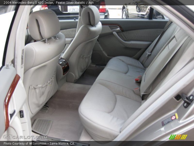 Pewter Silver Metallic / Ash 2004 Mercedes-Benz S 430 Sedan