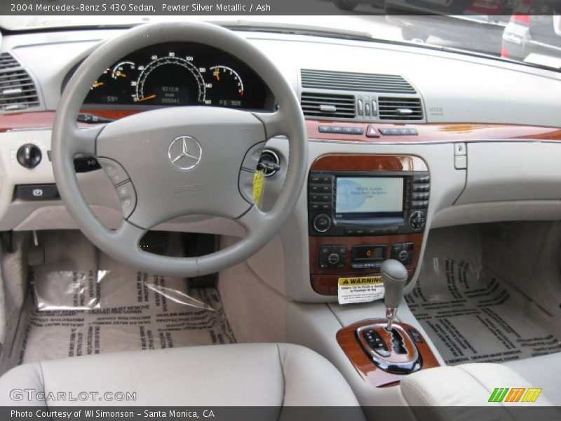 Pewter Silver Metallic / Ash 2004 Mercedes-Benz S 430 Sedan