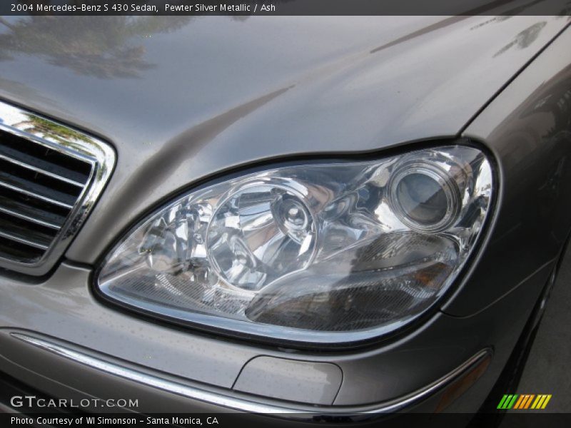 Pewter Silver Metallic / Ash 2004 Mercedes-Benz S 430 Sedan