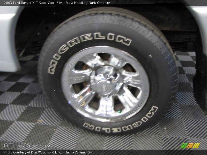 Silver Frost Metallic / Dark Graphite 2003 Ford Ranger XLT SuperCab